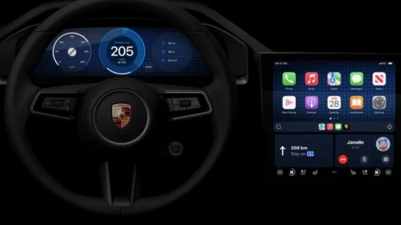 Apple shows off next generation CarPlay in Porsche and Aston Martin cars