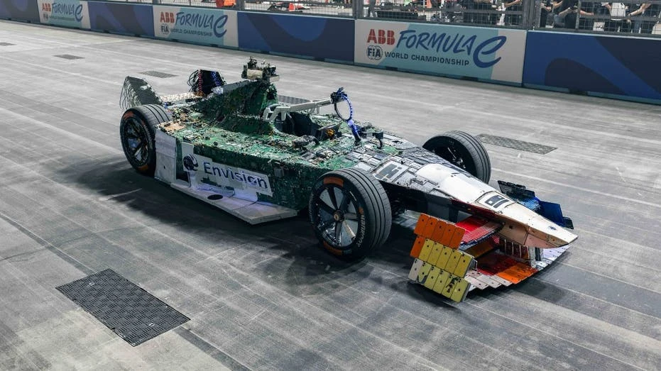 How a Formula E race car was built entirely from recycled electronic waste