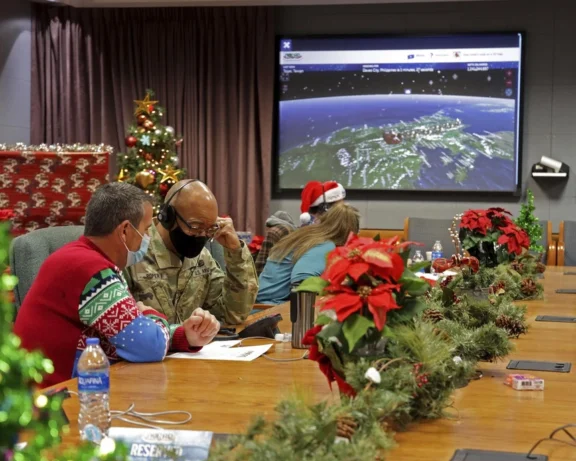 WATCH: New tech keeping a close eye on Santa's Christmas Eve travel