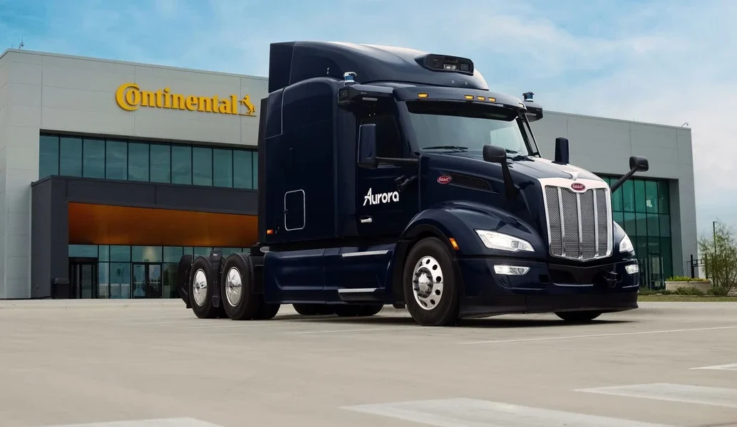 Aurora finalizes design of self-driving trucks it will make with Continental