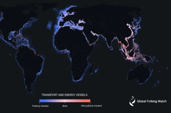 Most large fishing boats go untracked as ‘dark vessels’