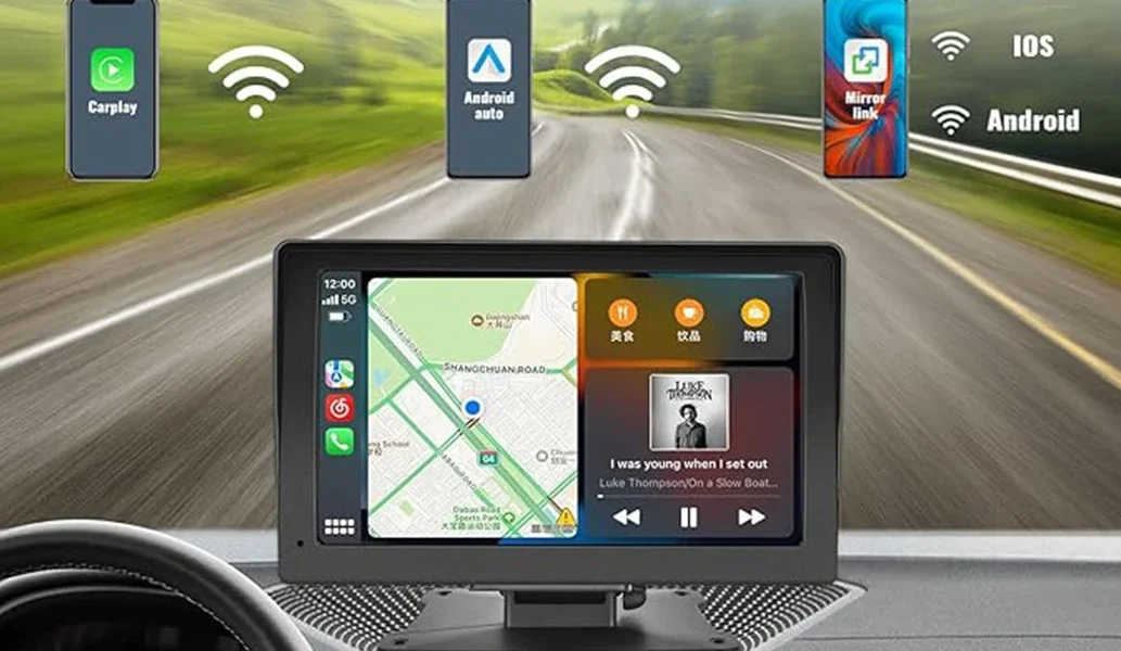 Navigate 2024 safely with this $100 wireless car display