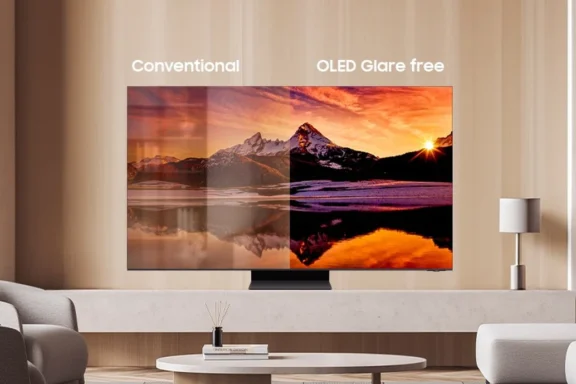 Samsung’s new OLED TV could make annoying glare a thing of the past